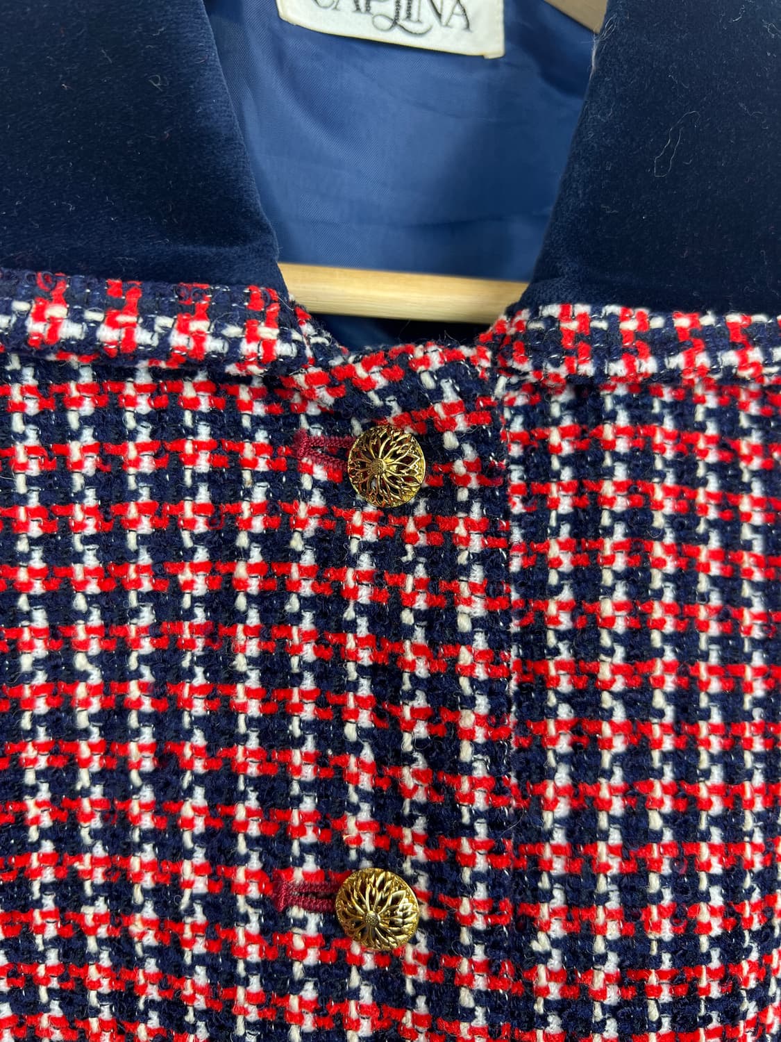 CADENA 빈티지 체크 트위드 자켓 OS 상품이미지4