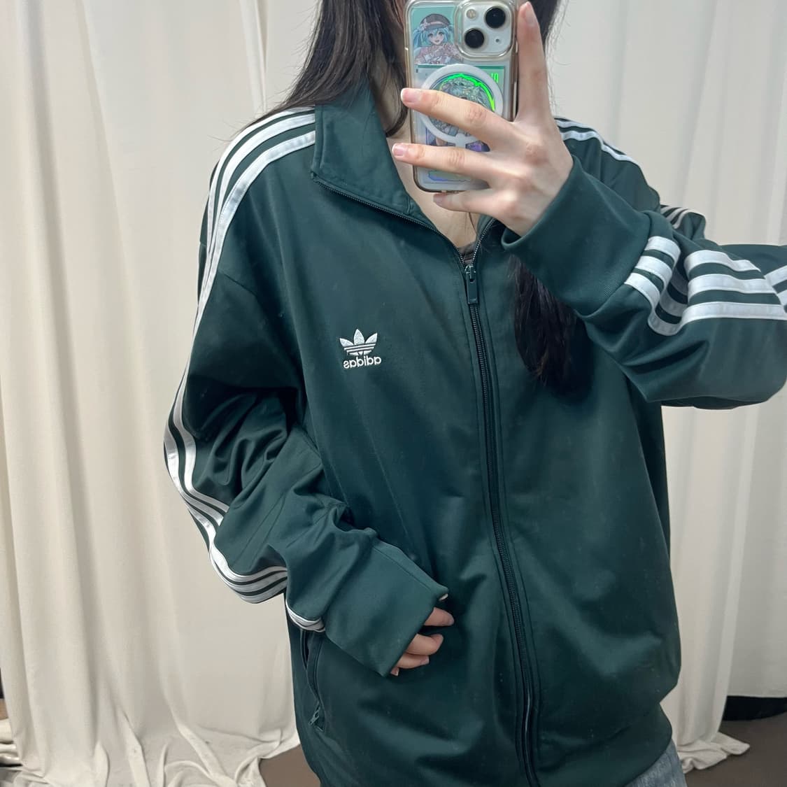 Adidas new Firebird green jersey 상품이미지3