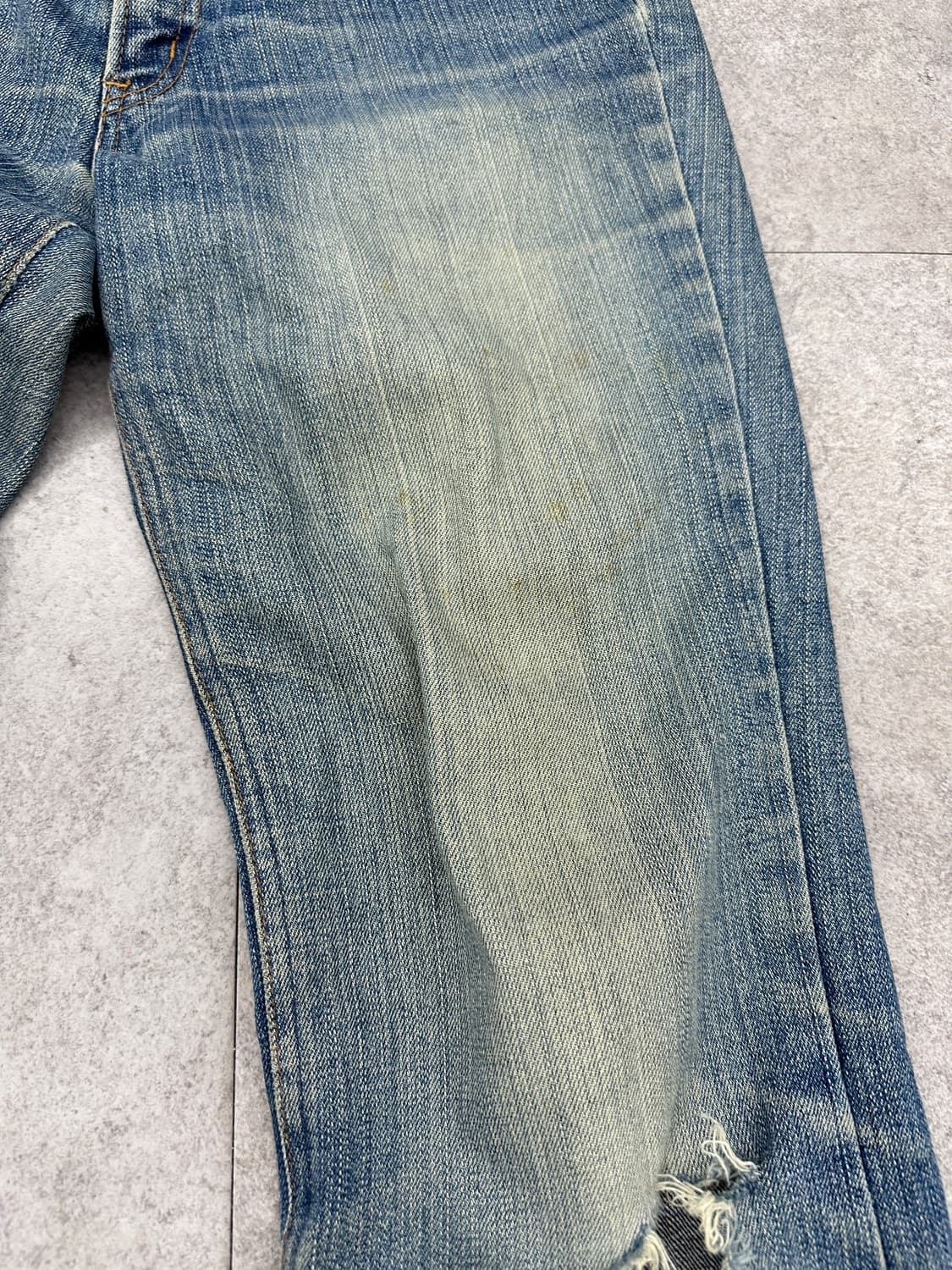 Vintage wow jeans destroyed flare denim  상품이미지7