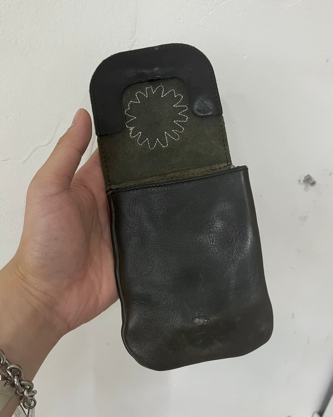 90s Hysteric Glamour Leather stud case 상품이미지6