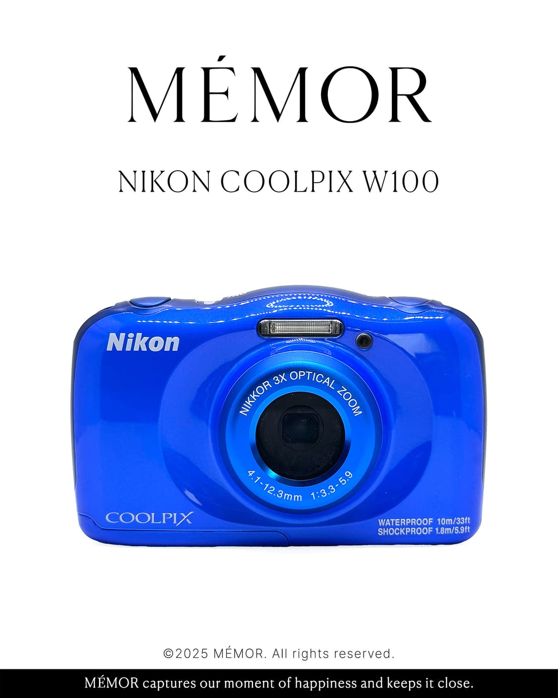 연예인/유튜버픽✨Nikon Coolpix W100 방수 니콘 빈티지디카 상품이미지1