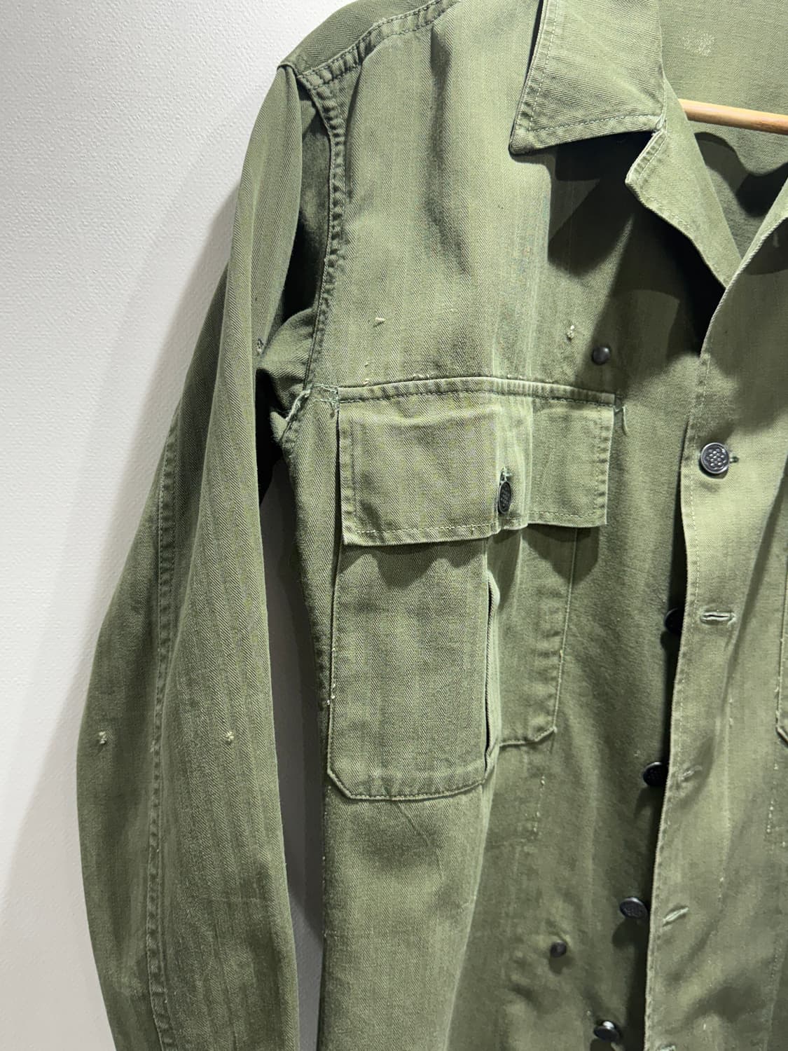 40s 커스텀 오리지널 M43 HBT 셔츠 상품이미지3