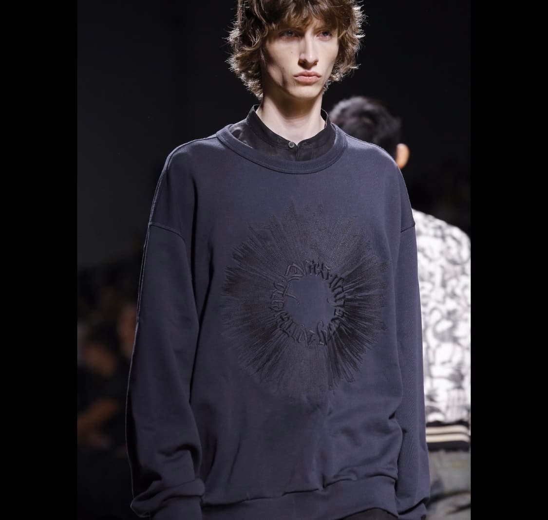 드리스반노튼 엠브로이드 런웨이 스웻 셔츠 상품이미지2