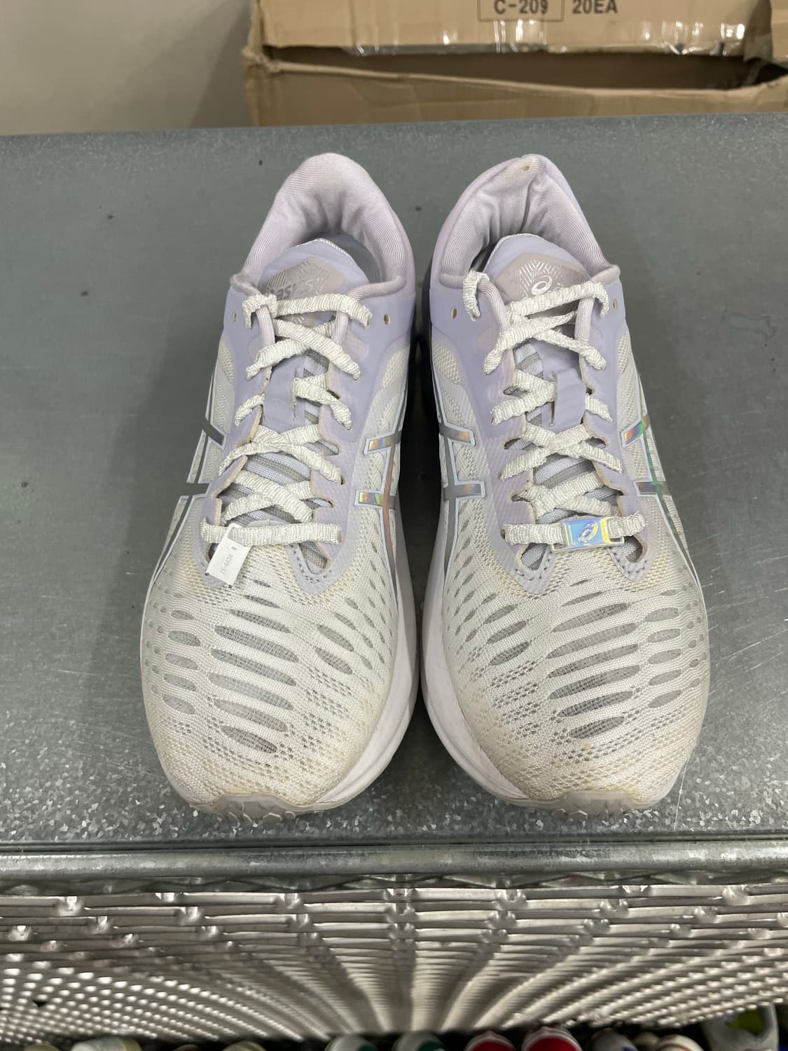 아식스 노바블라스트 화이트 라일락 235 상품이미지5