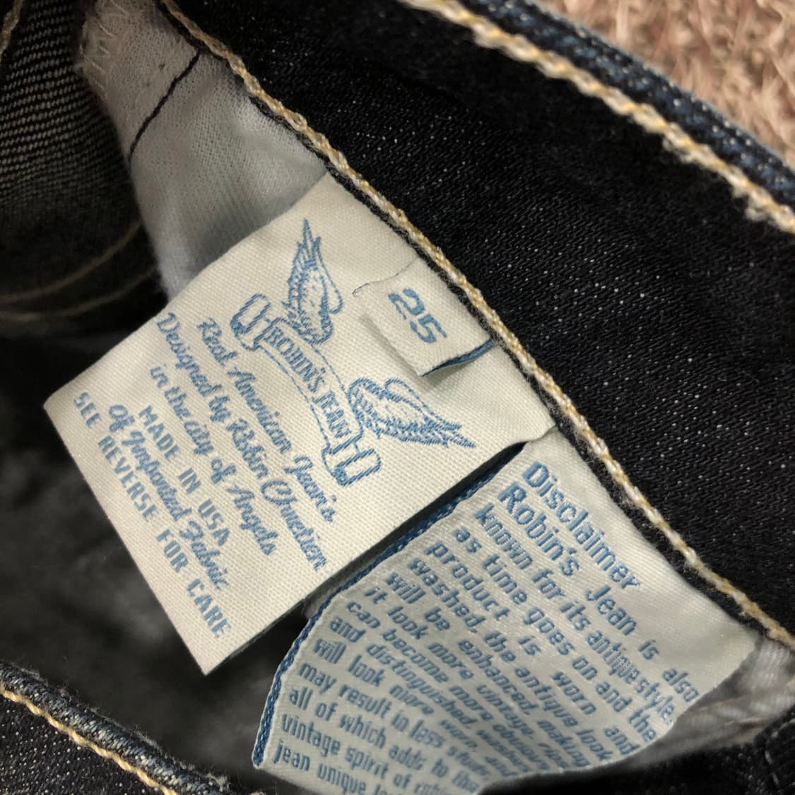 25 로빈스진 부츠컷 워싱 데님 팬츠 상품이미지6