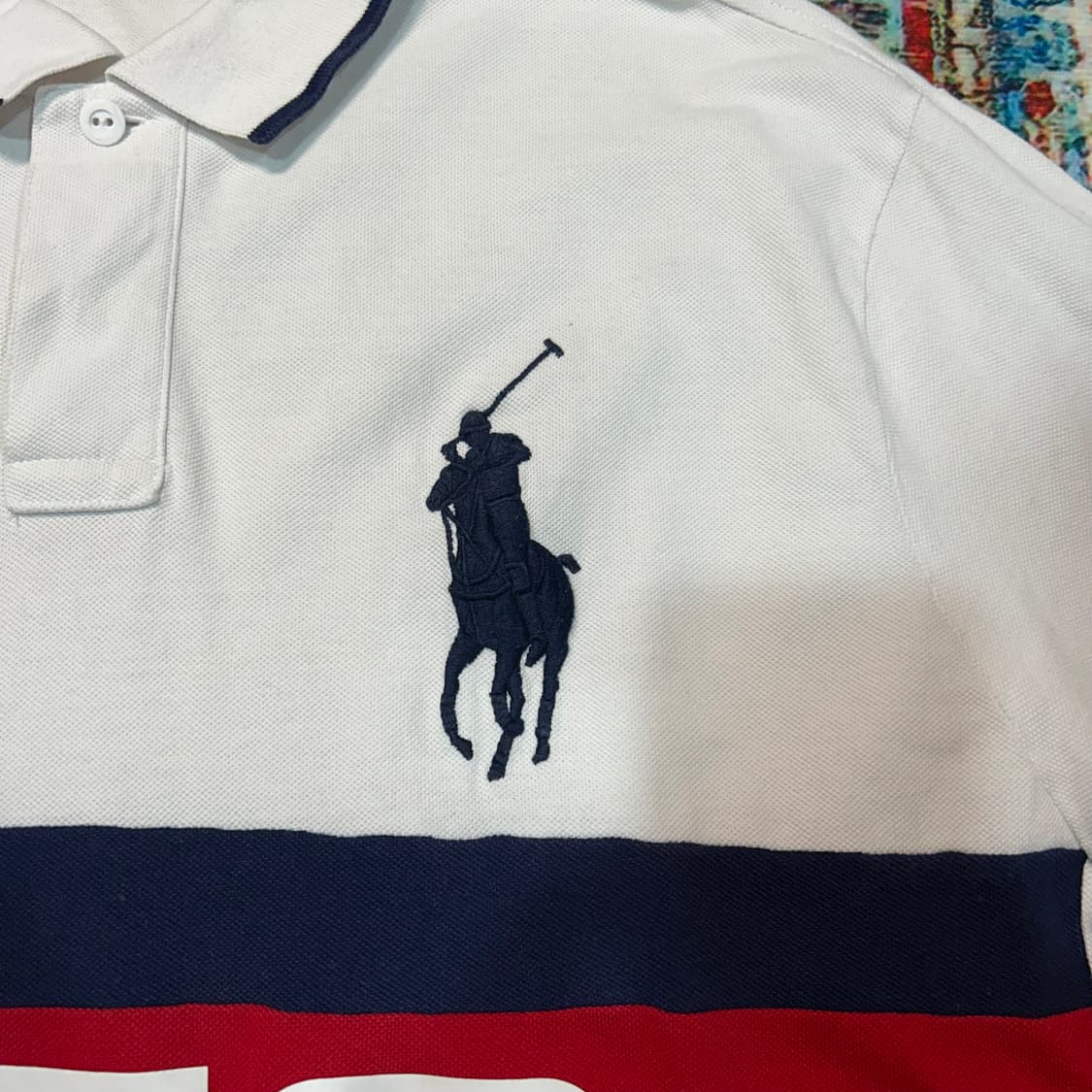 [2XL] 폴로랄프로렌 USA 빅포니 카라티 상품이미지3