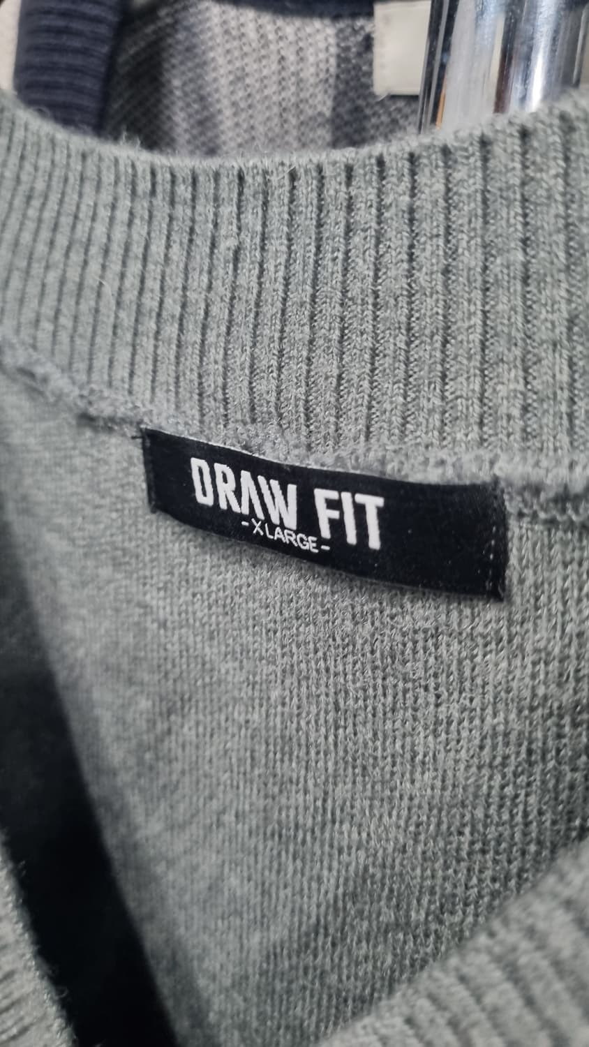 DRAW FIT(드로우핏) 모혼방 니트베스트 그레이색 xL(105~110 상품이미지2