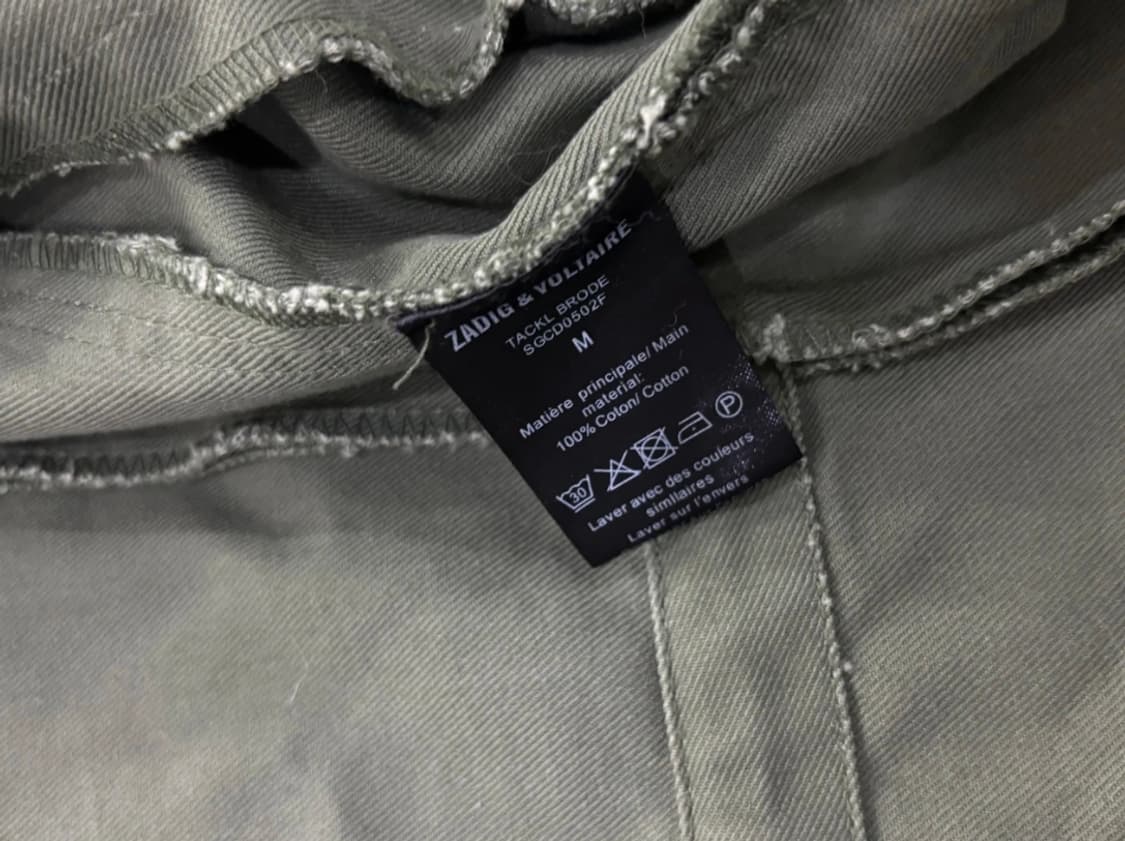 쟈딕 자딕앤볼테르 카키 야상 M 상품이미지8