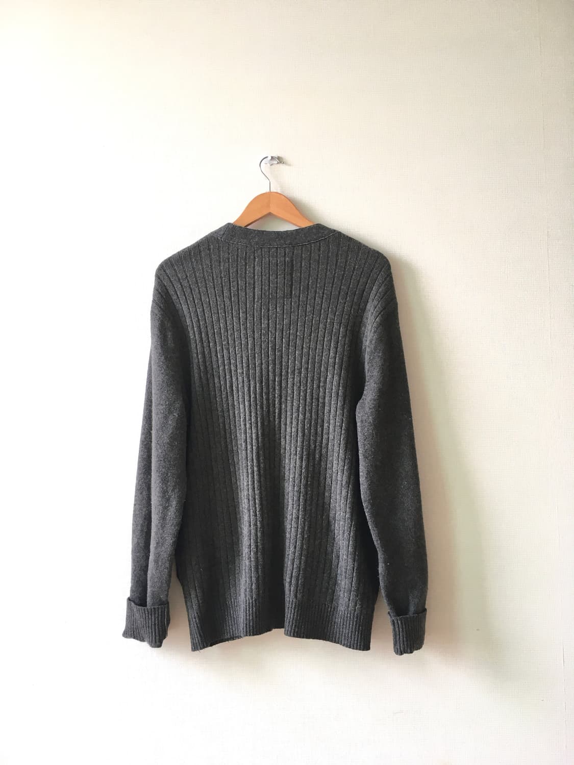 오버핏 버튼 롱 가디건 상품이미지8