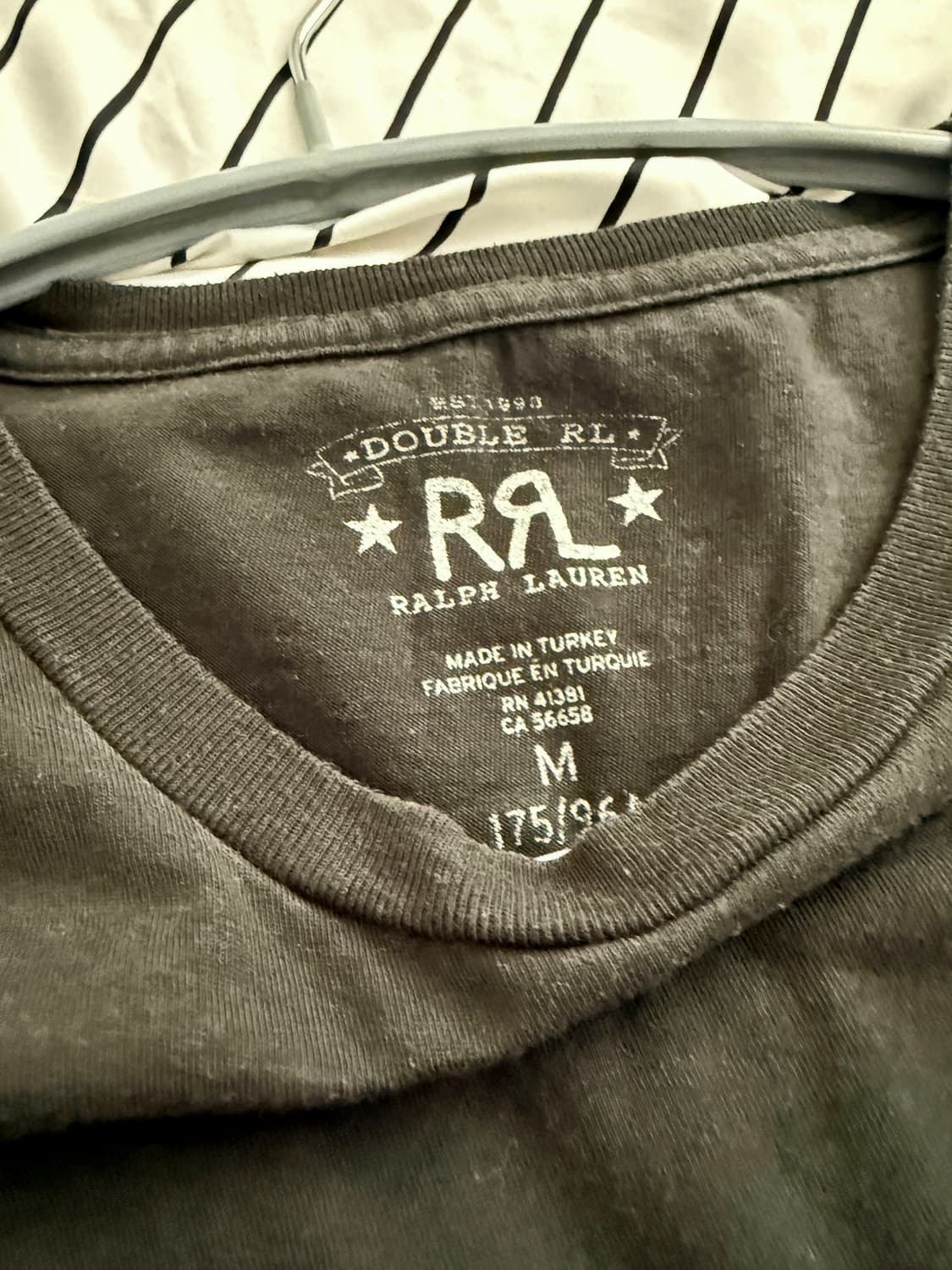 더블알엘 RRL 로고 크루넥 티셔츠M 상품이미지2