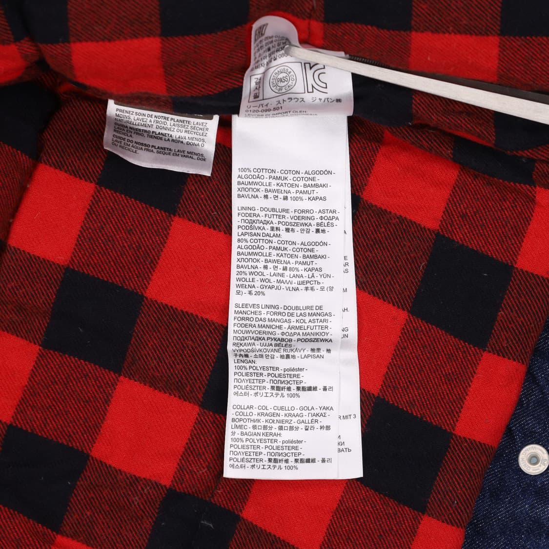 S 리바이스 구스다운 패딩 트러커 청 자켓 4214 상품이미지7