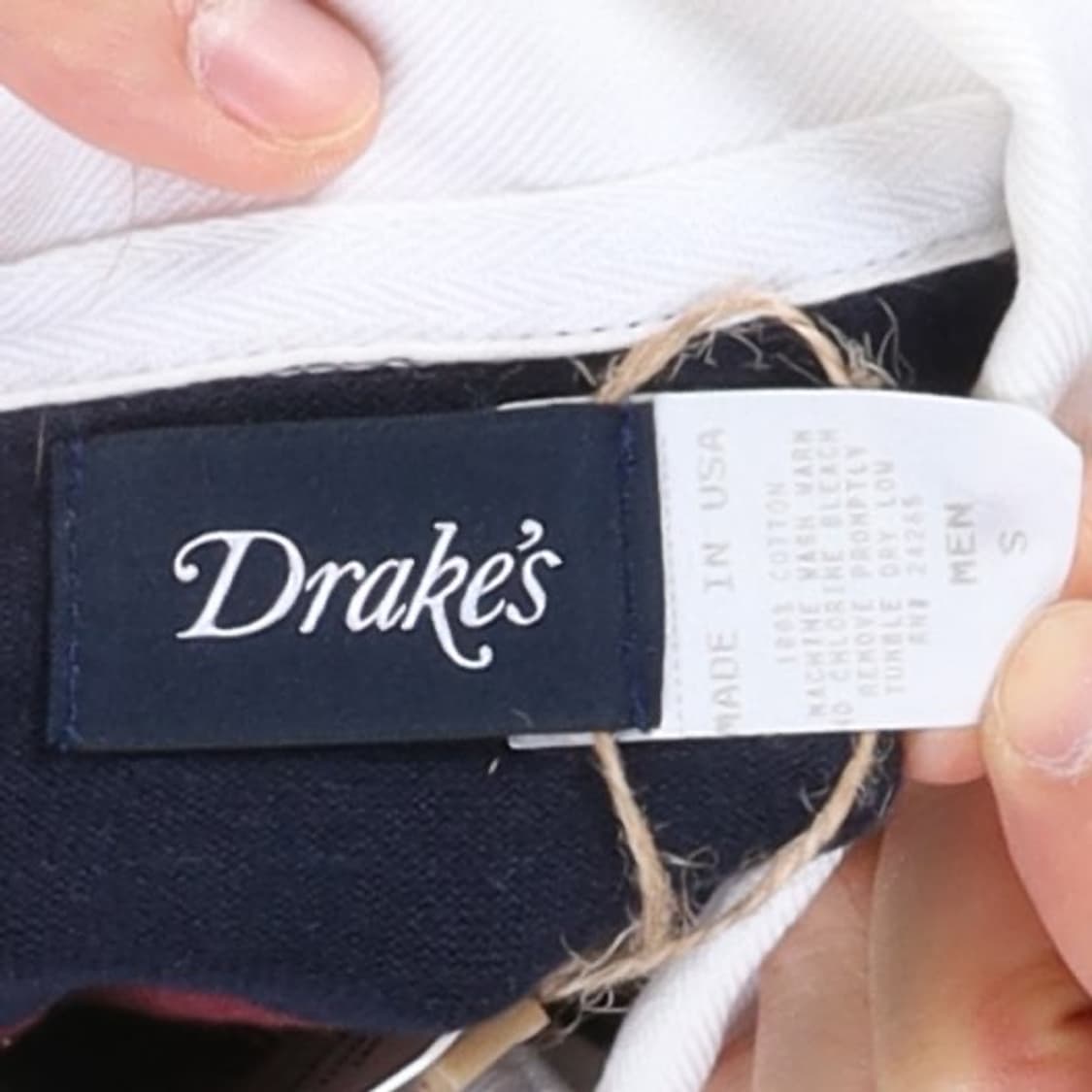 Drake's Stripe Cotton Rugby T-shirt 상품이미지7