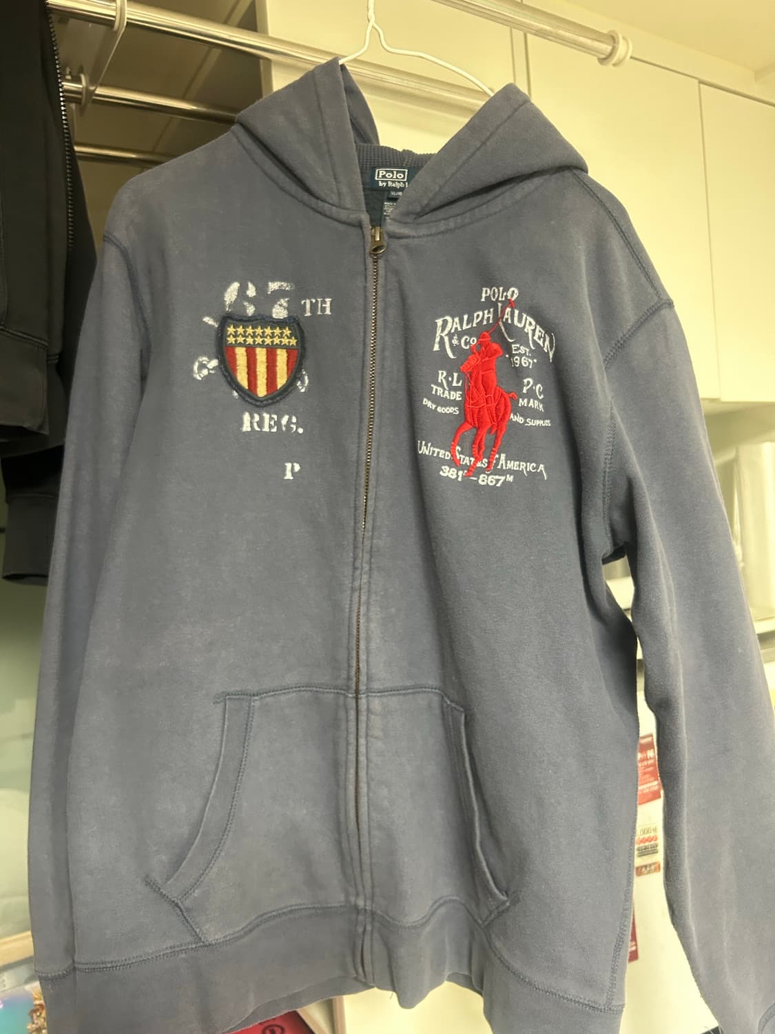 치프키프 폴로랄프로렌 후드집업 xl 상품이미지1