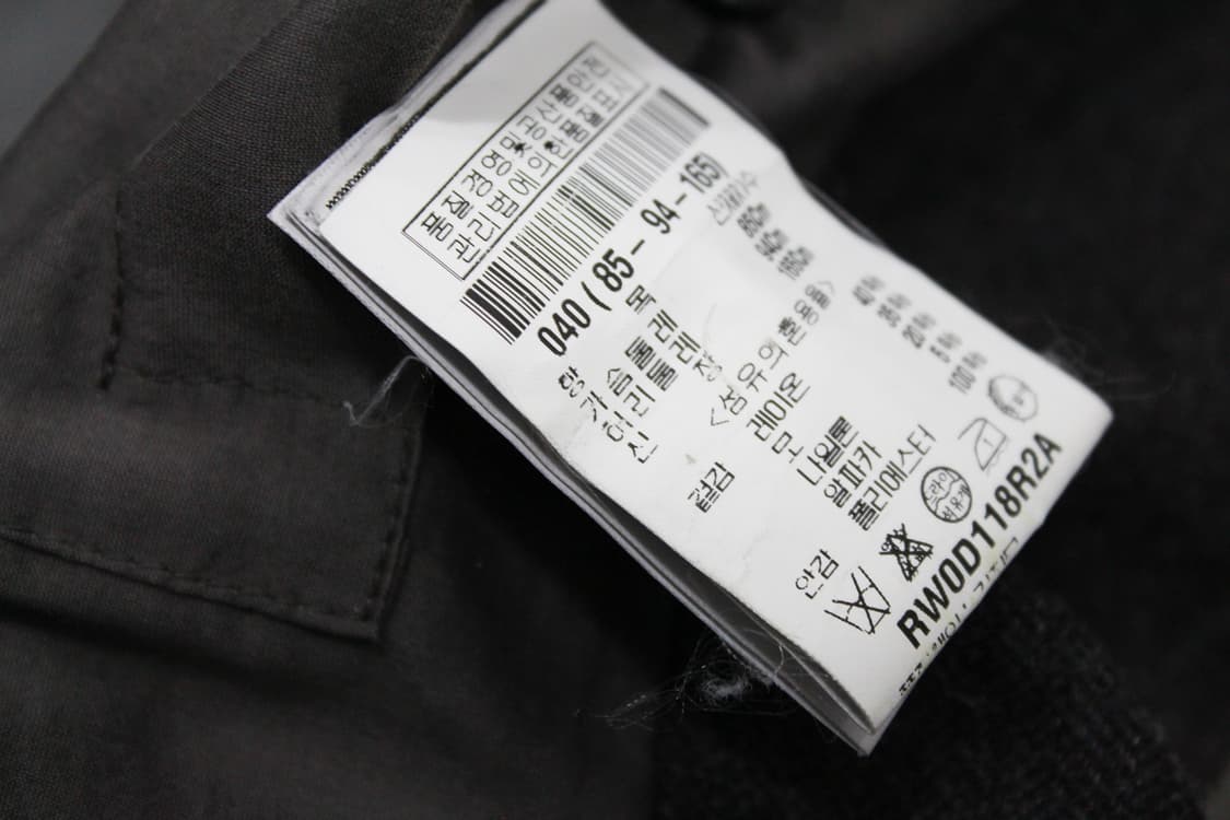 Rick Owens 2010 S/S 릭오웬스 비대칭 사선 하이넥 코트 상품이미지9