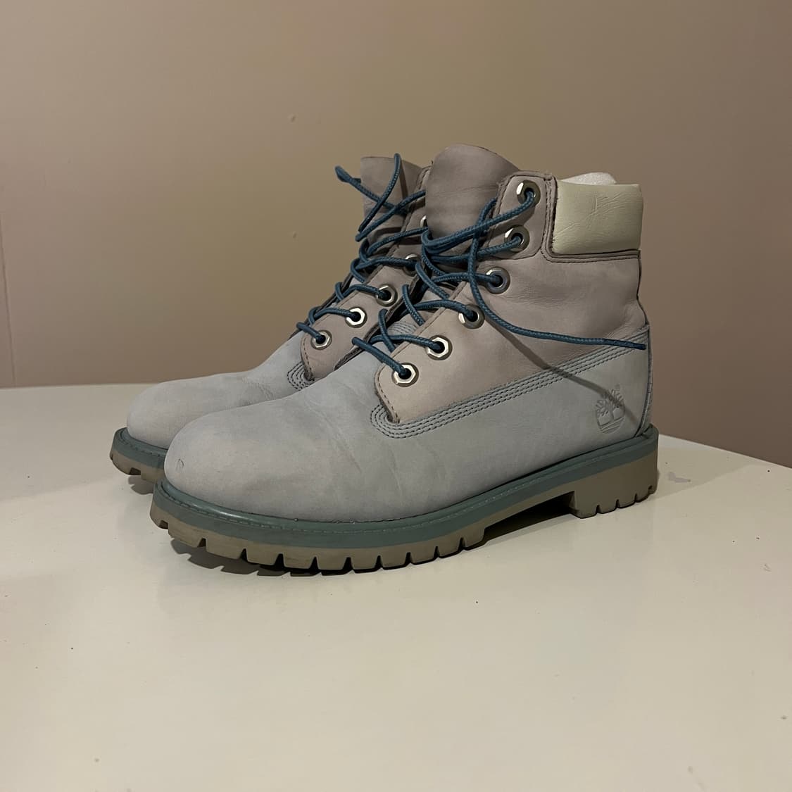 팀버랜드 6인치 프리미엄 워터프루프 하늘색 상품이미지1