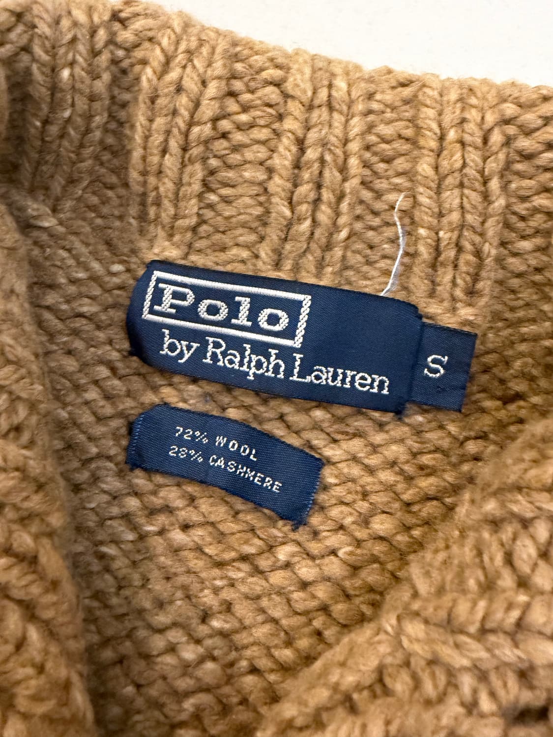 00s 폴로 랄프로렌 엘보패치 캐시미어 울 코위찬 상품이미지3