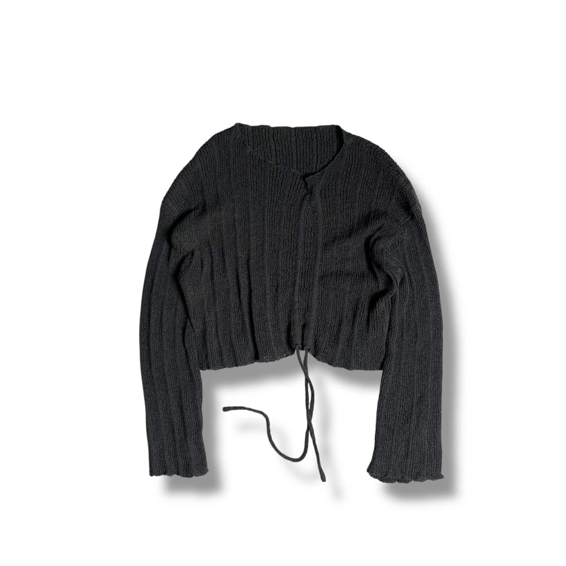 스트링 포인트 폴리 롱 슬리브 상품이미지1