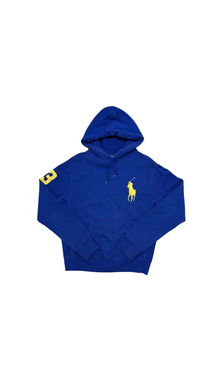 폴로 랄프로렌 빅포니 후드티 블루옐로우 상품이미지3
