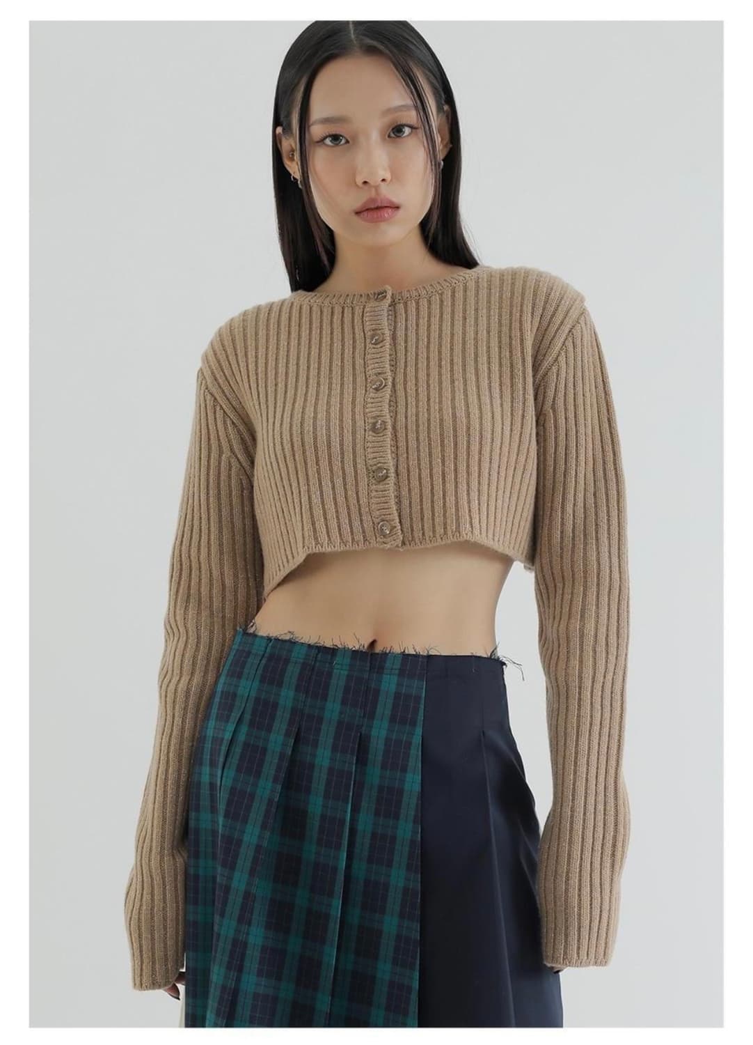 큐리티 메탈릭 크롭니트 볼레로 상품이미지5