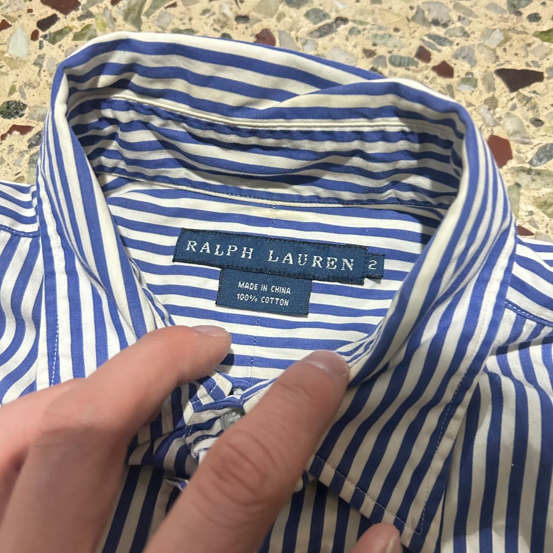 폴로 랄프로렌 (Polo Ralph Lauren) 여성 스트라이프 셔츠 상품이미지4