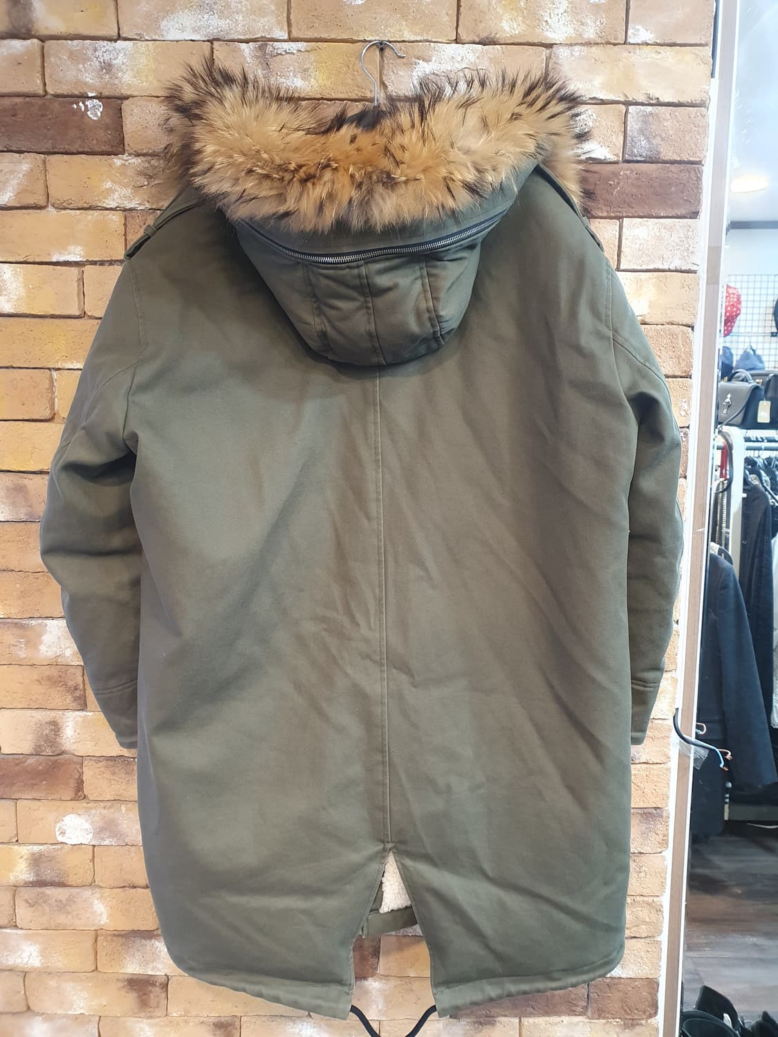 시스템 카키 야성점퍼 상품이미지2