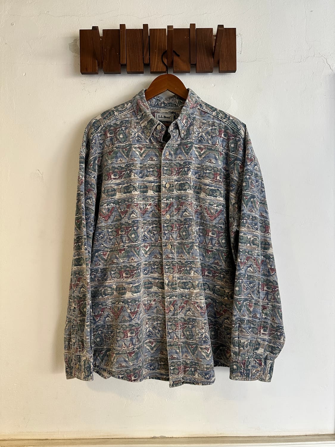 90~00s 엘엘빈 에스닉 셔츠 상품이미지1