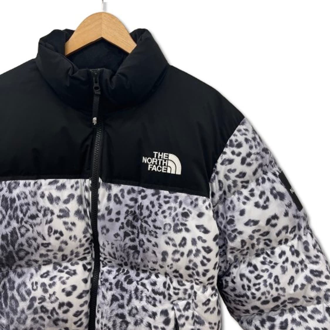 노스페이스 레오파드 눕시 숏 패딩 상품이미지4