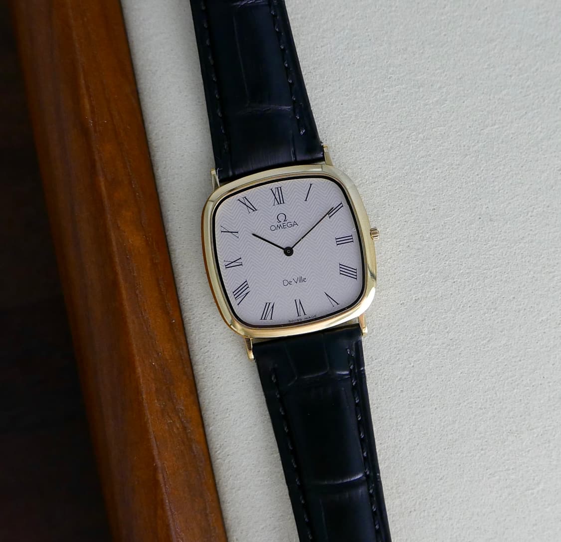 오메가 빈티지 드빌 로만 헤링본 다이얼 상품이미지2