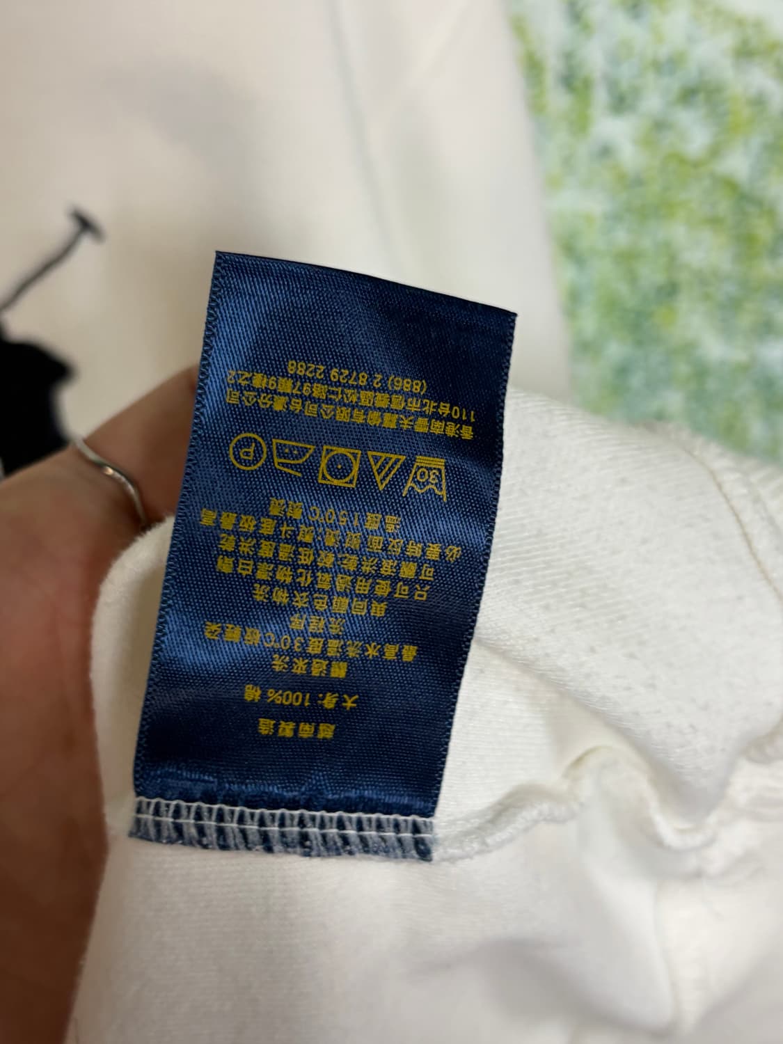 폴로 빅포니 치프키프 화이트 블랙 후드티 L 상품이미지10