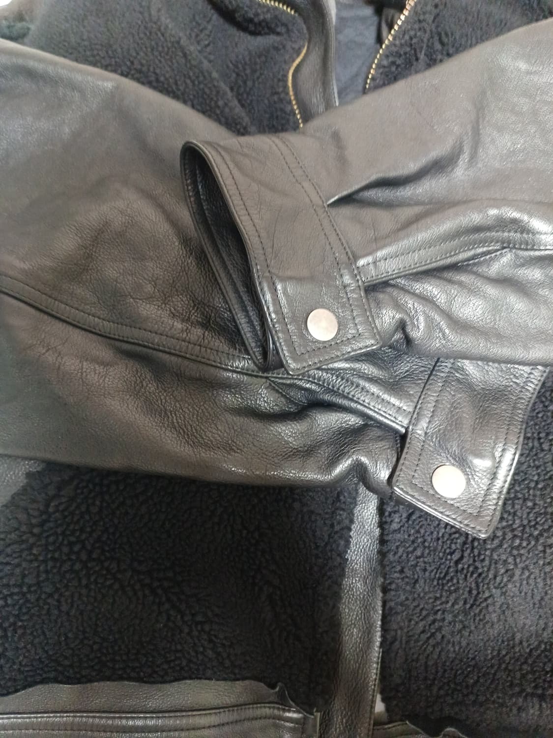 [xs] 발렌시아가 칼리지 1917 버팔로 레더자켓 상품이미지3