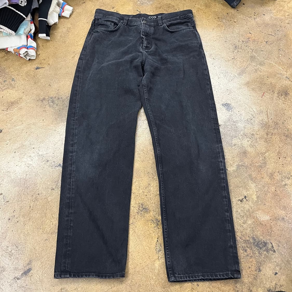 [정품/32] COS 블랙 데님 팬츠 b16 상품이미지2