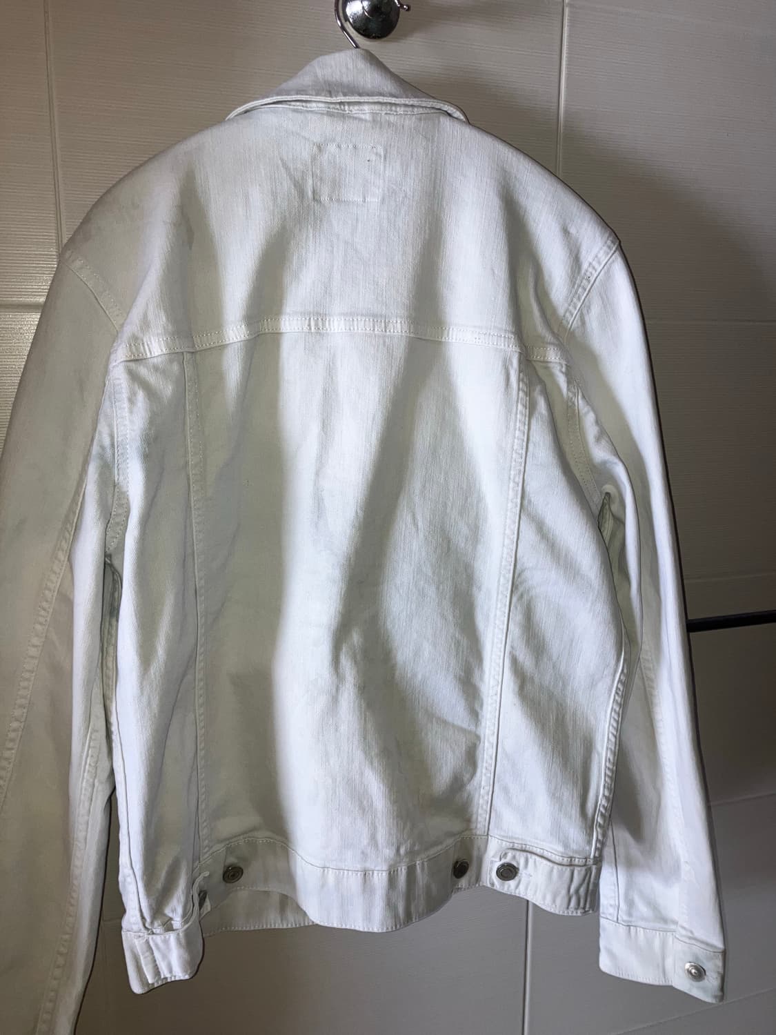 vintage white denim jacket 상품이미지3