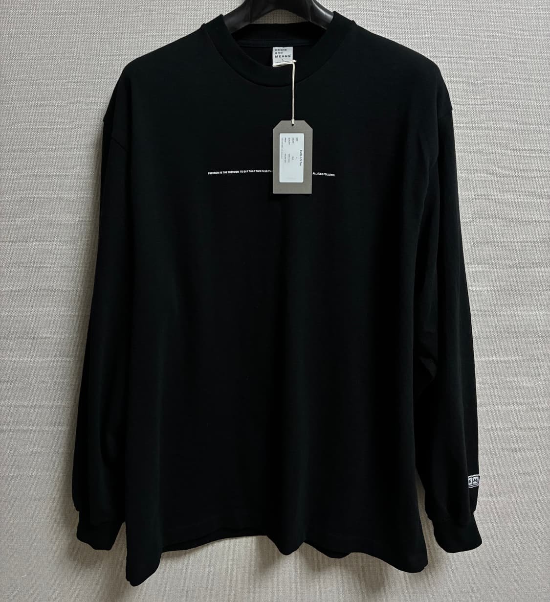 엔즈앤드민즈 ends and means L/S TEE L사이즈 상품이미지5