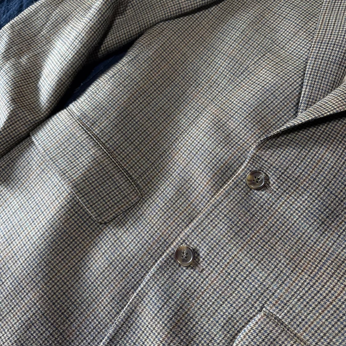 로렌 랄프로렌 울 블랜드 건 클럽 체크 자켓 38R 상품이미지2