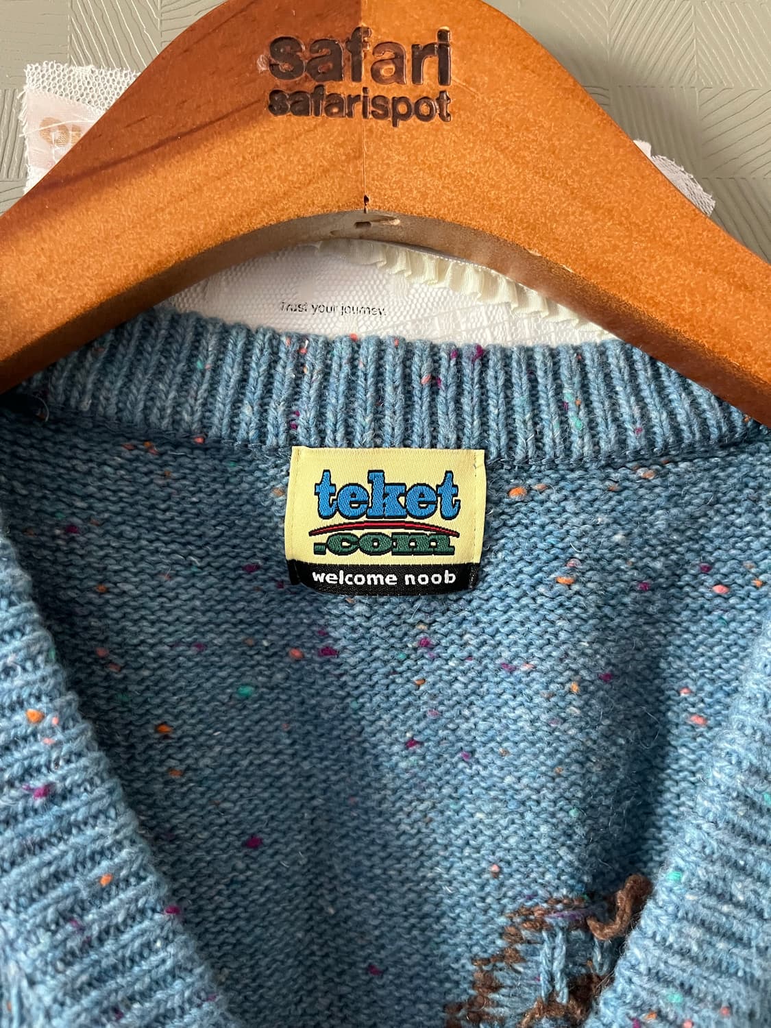 테켓 니트조끼 상품이미지3