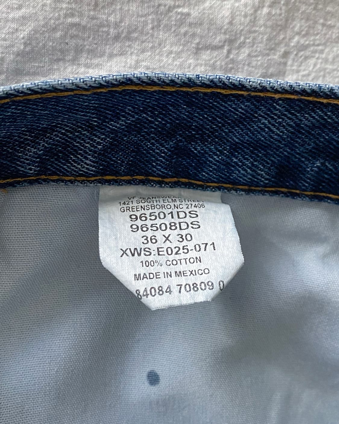 랭글러 페인팅 데님 팬츠 상품이미지10