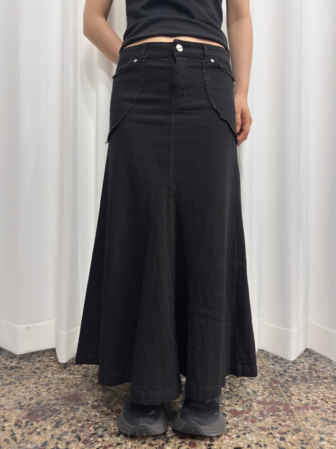 canday cotton long skirt 상품이미지3