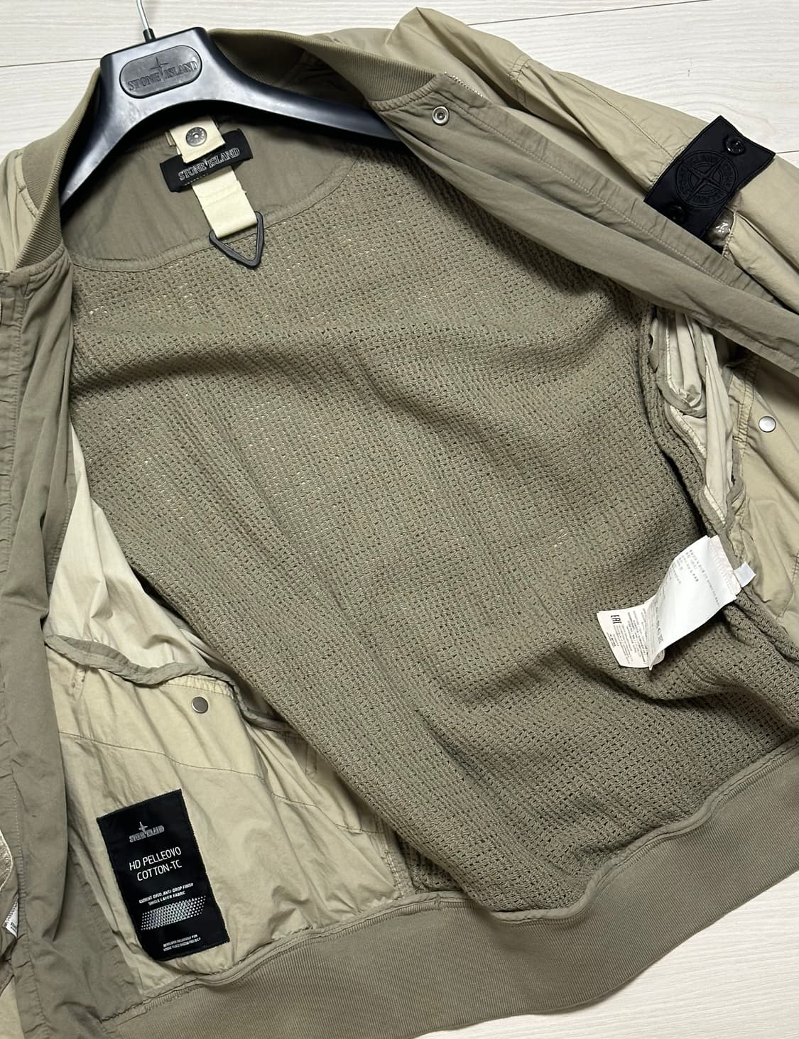 스톤아일랜드 쉐도우 펠레 ovd 자켓 22ss L(105) 국내판 상품이미지5