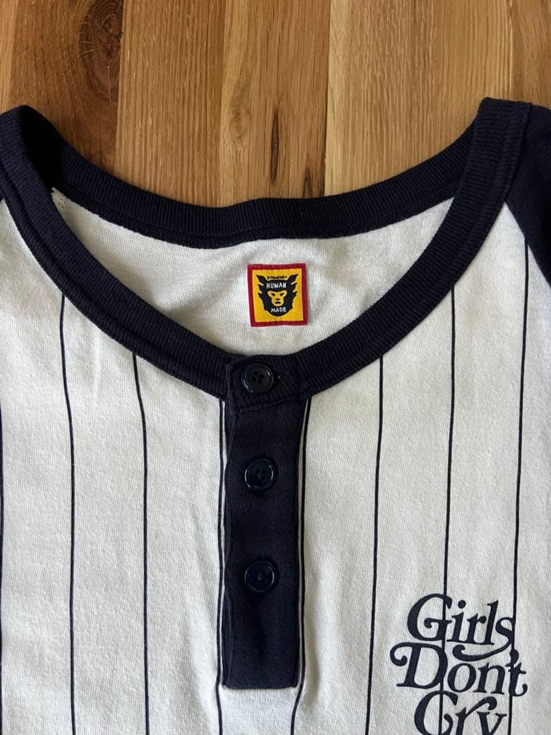 휴먼 메이드 X 걸스 돈 크라이 GDC 베이스볼 3/4 티셔츠 상품이미지3