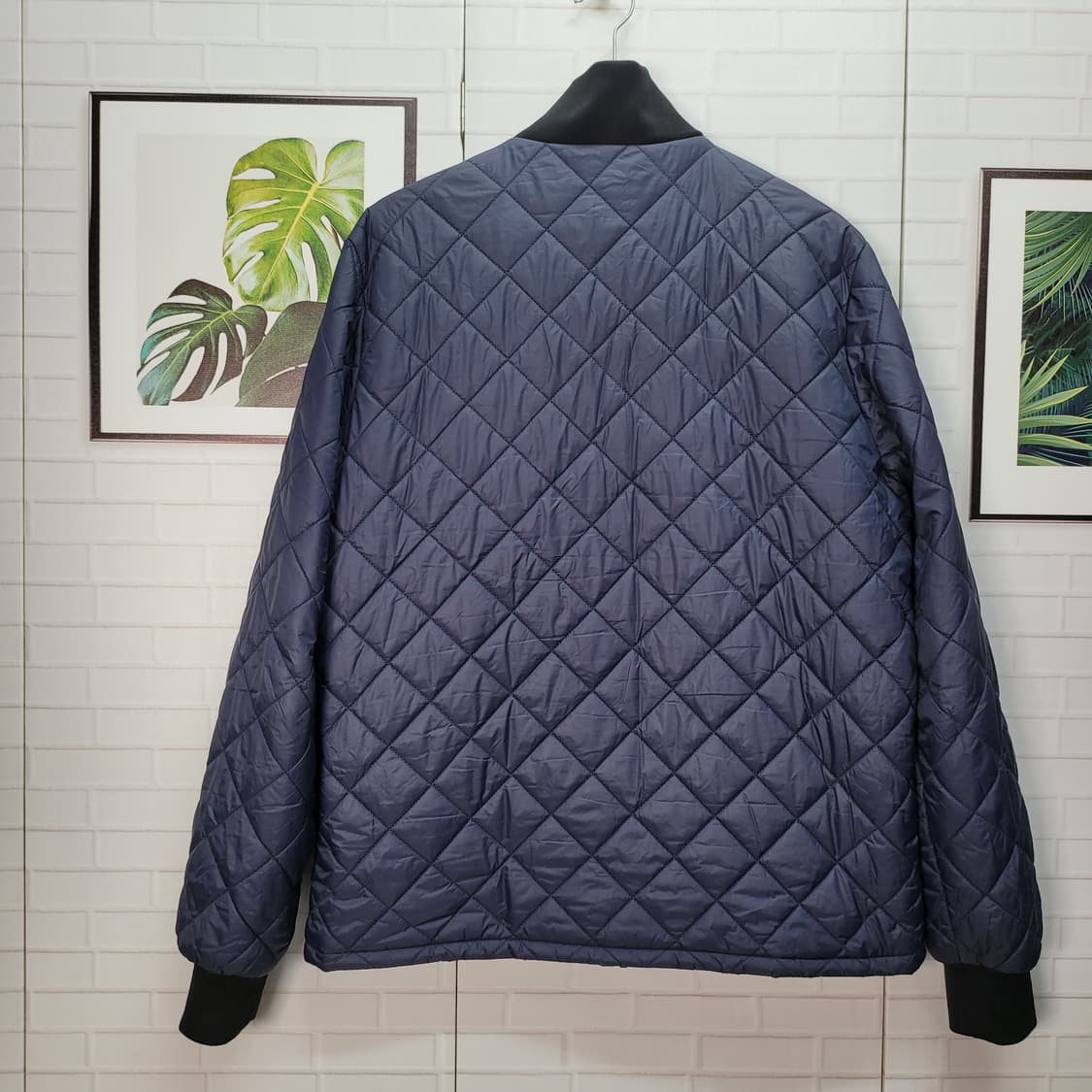 캘빈클라인진 퀄팅 패딩 자켓 점퍼 집업 L 실측 XL 상품이미지4