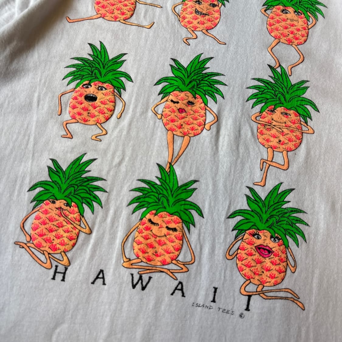 90년대 미국 생산 빈티지 화이트 싱글스티치 반팔티 상품이미지6