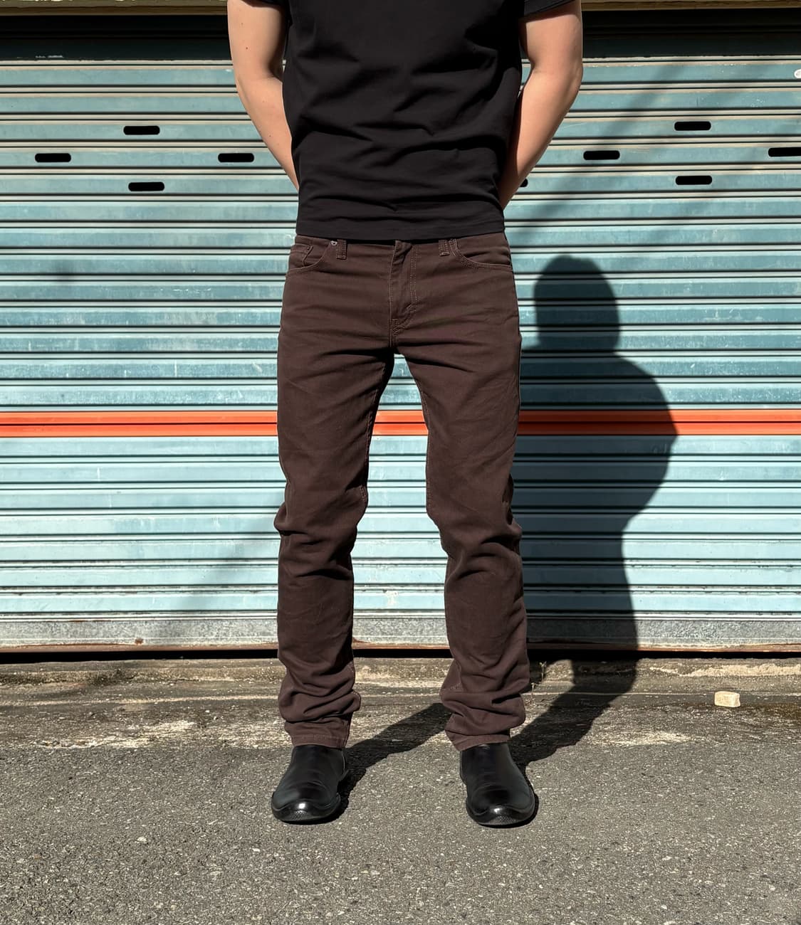 리바이스 511 브라운 데님팬츠 상품이미지2