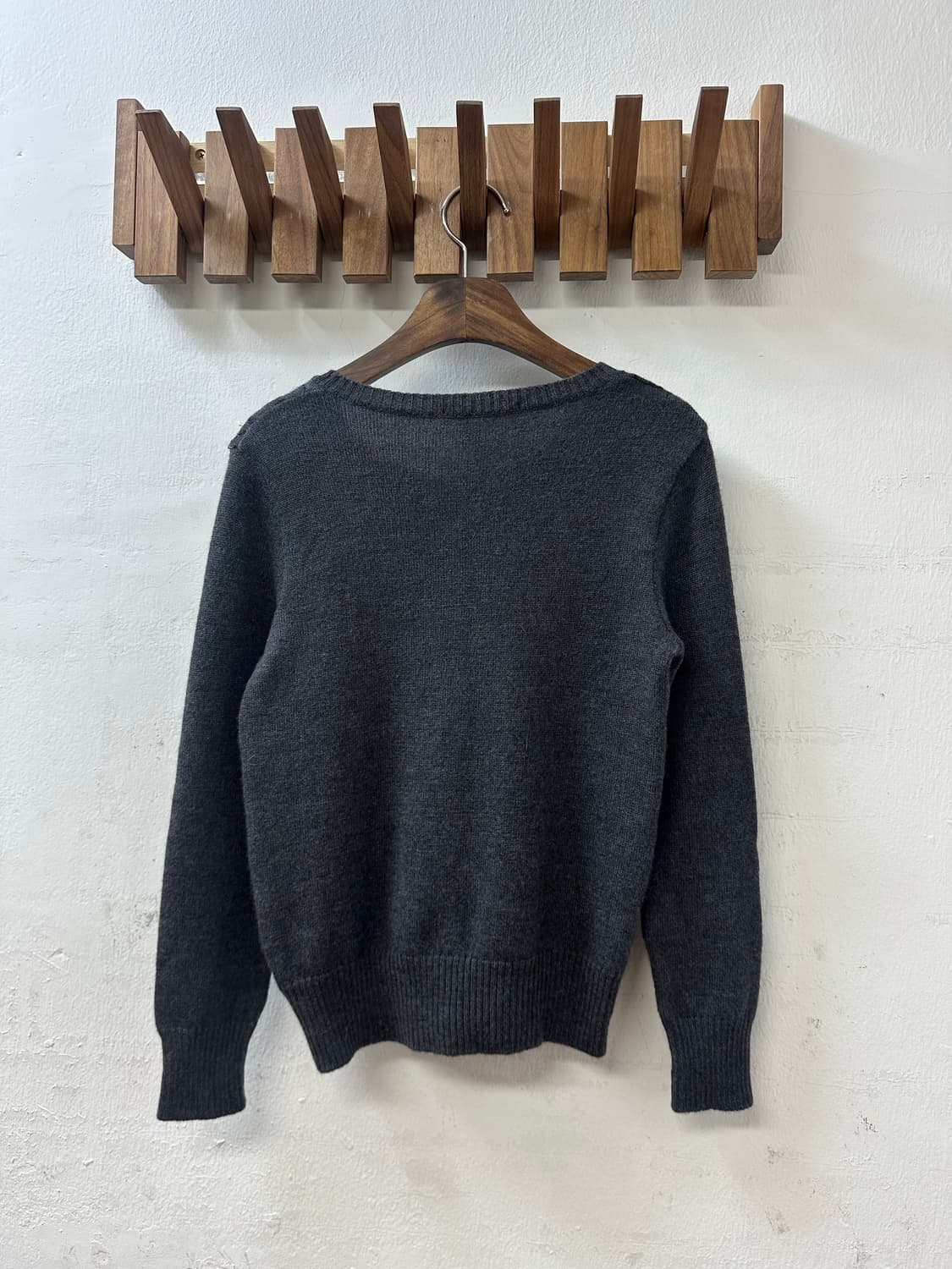 일본빈티지 아가일 패턴 니트 가디건 상품이미지4