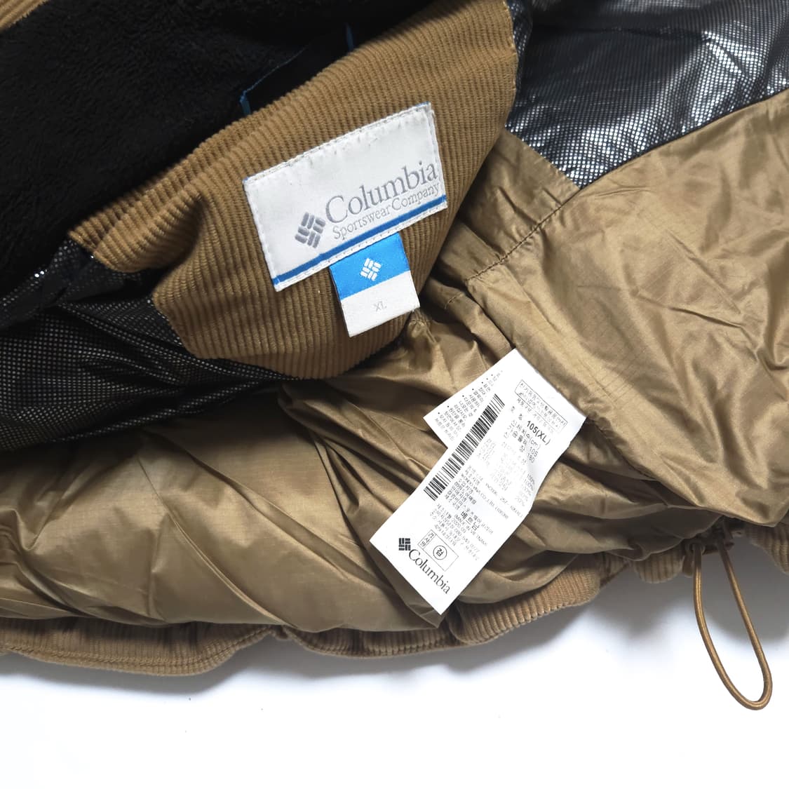 컬럼비아 코듀로이 구스다운 패딩 자켓 델타 상품이미지8