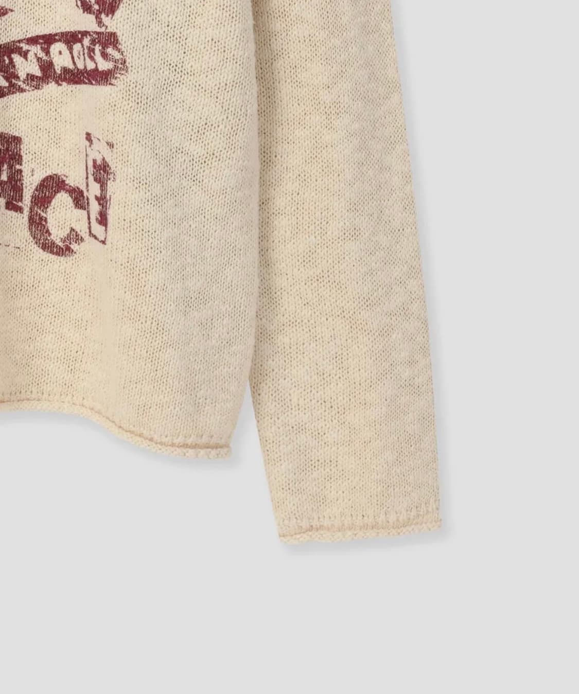 팔렛 락 밴드 니트 아이보리 상품이미지5