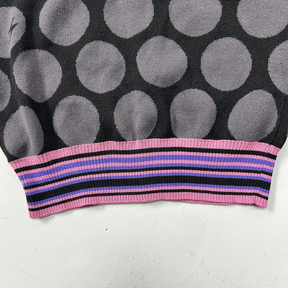 간사이 야마모토 도트 가디건 상품이미지6