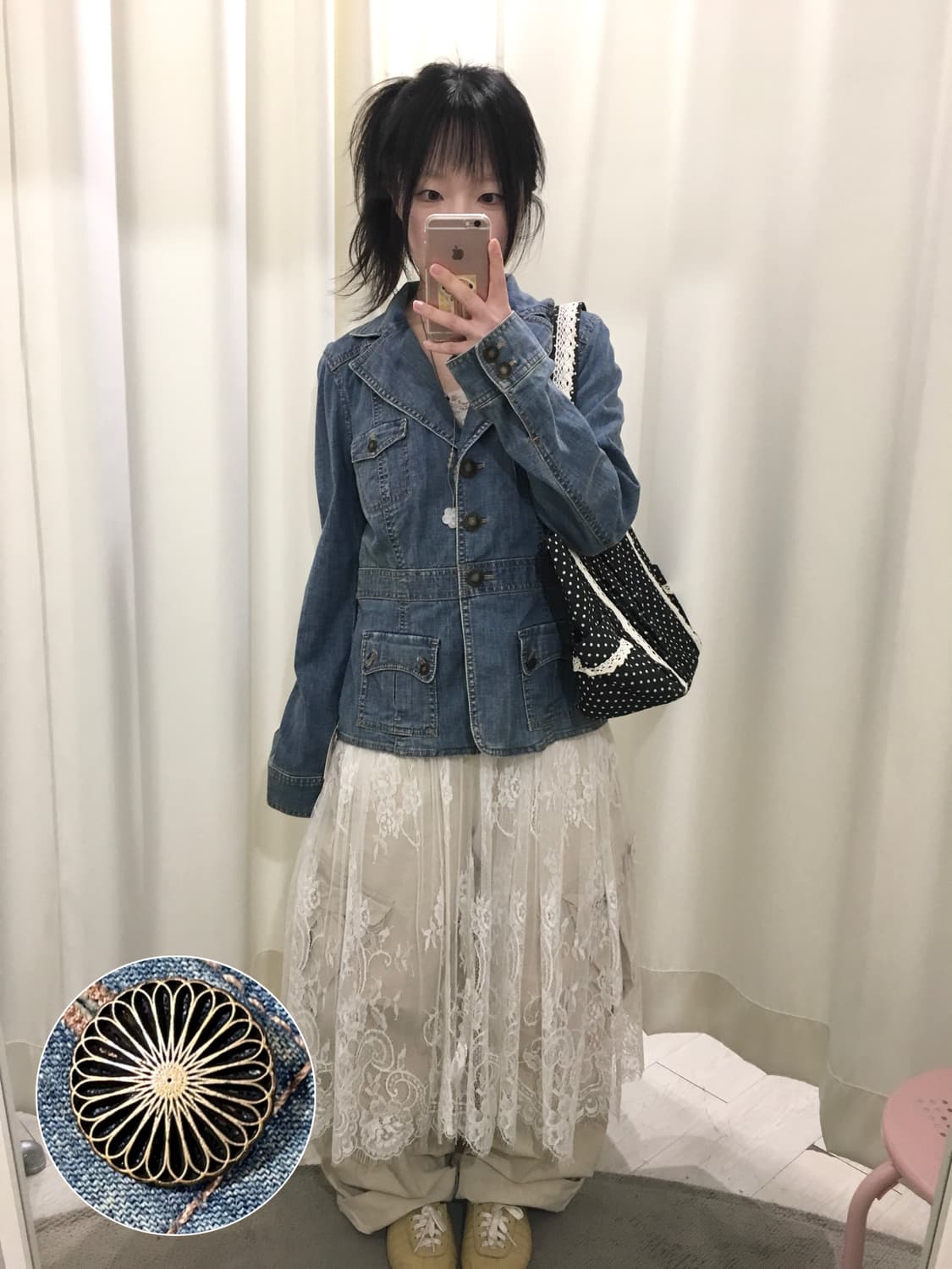 hippie mori denim jackt) 상품이미지1