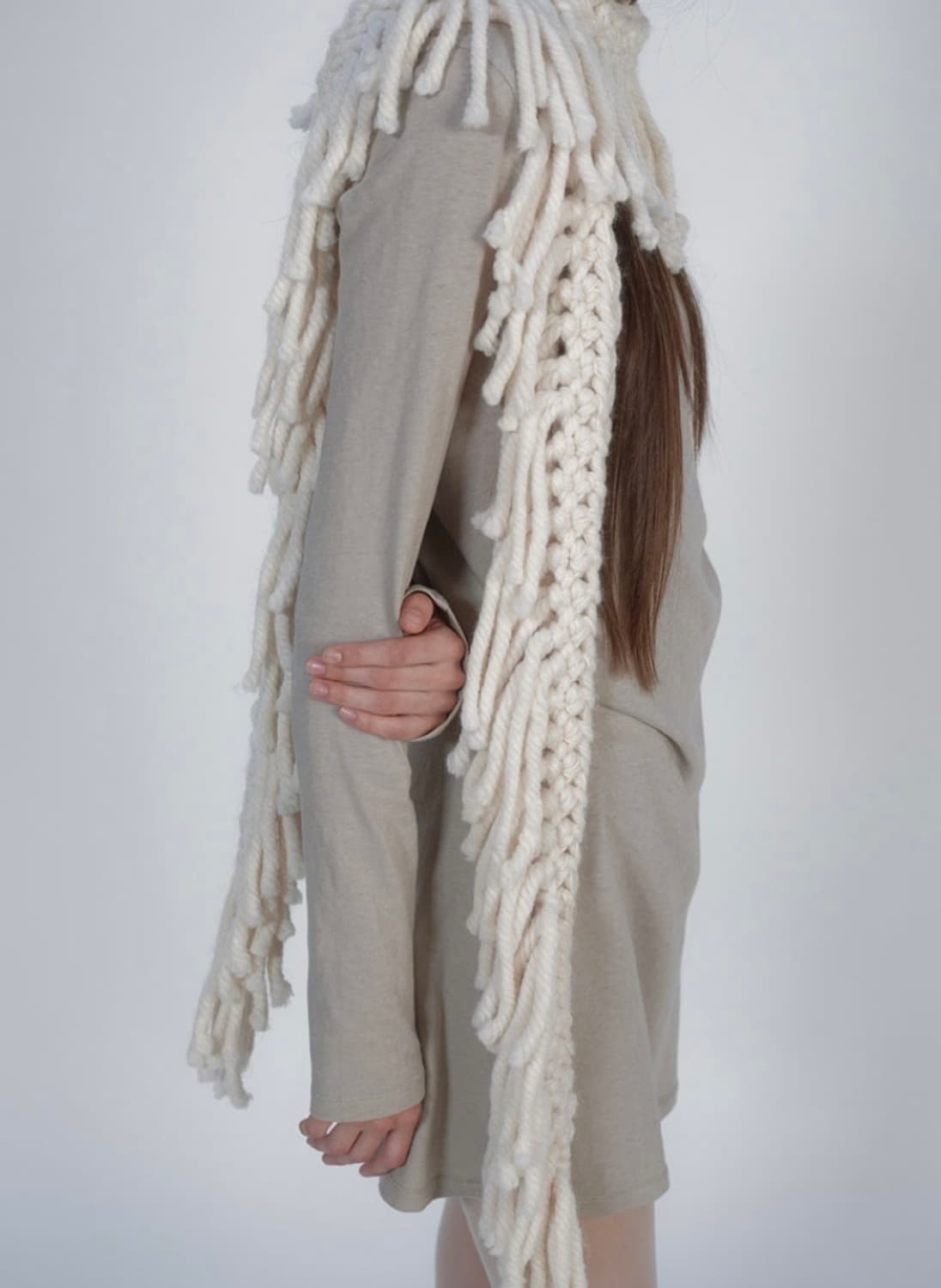 낫띵에브리띵 HANDMADE FRINGE SCARF 상품이미지3