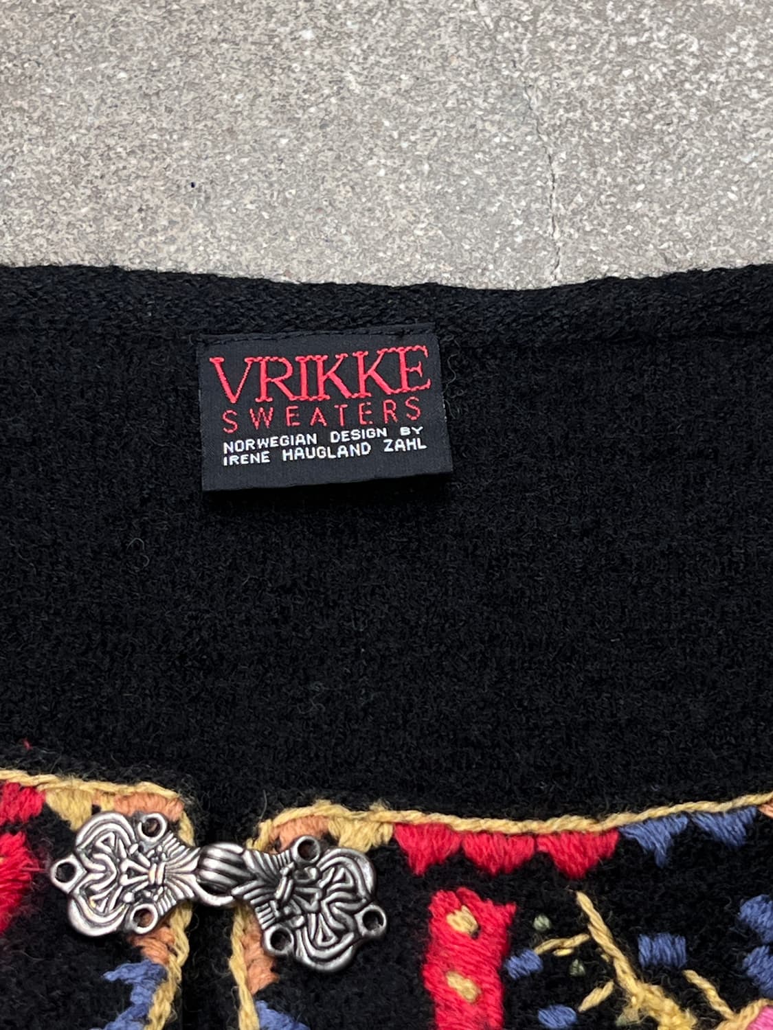 에스닉 자수 울 가디건 상품이미지3