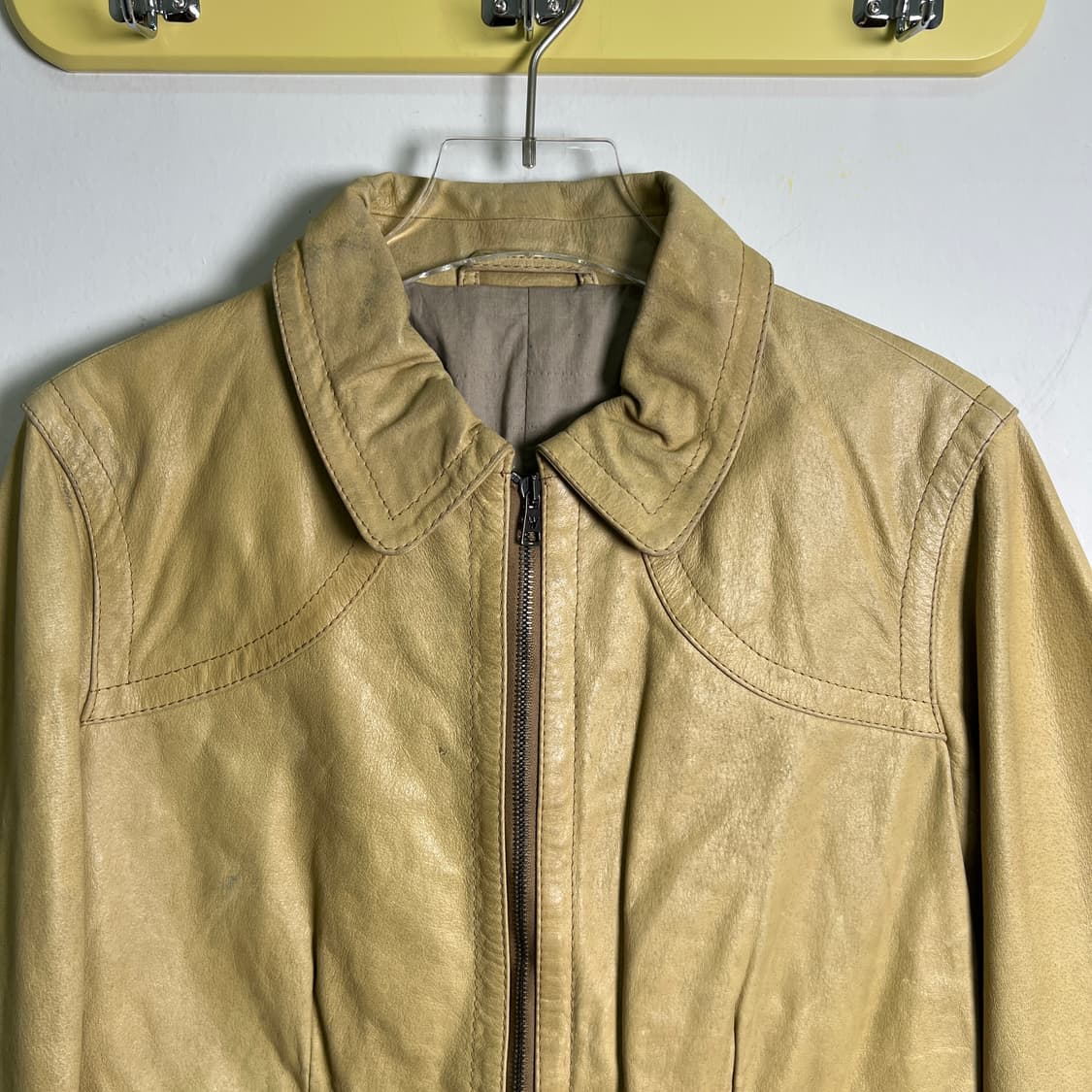 막스마라 위크앤드 베이지 가죽 자켓 46 상품이미지3